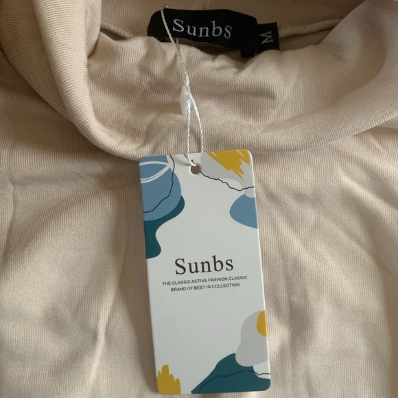 SUNBS Womens Long Sleeve Shirts Mock Neck Fall Fashion 2023 Size M - Picture 1 of 3